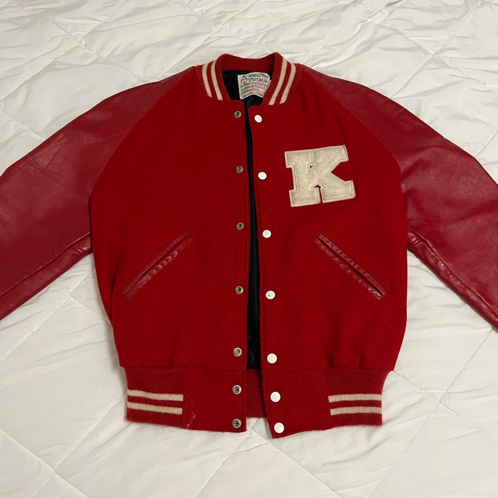 Vintage Red Varsity Jacket